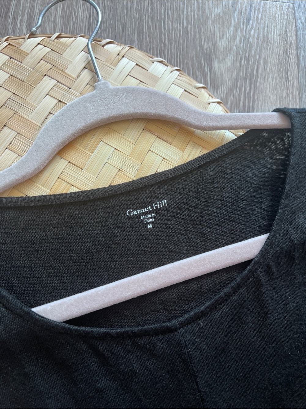 Garnet hill 100% organic linen sleeveless blouse - Picture 2 of 6